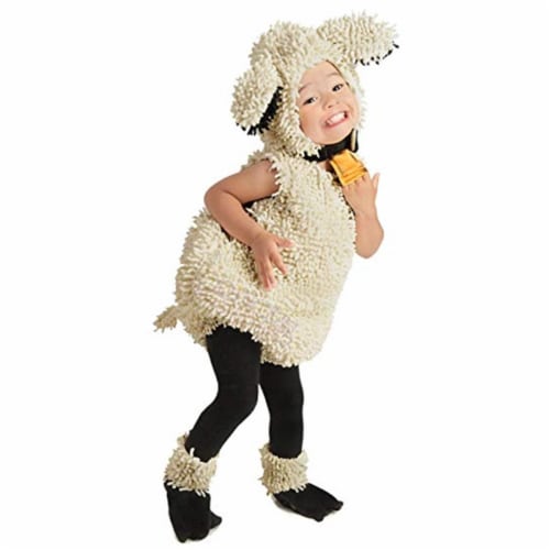 Princess Paradise 413963 Toddler Loveable Lamb Costume for Girls, 6-12 Month - NS2 Perspective: front