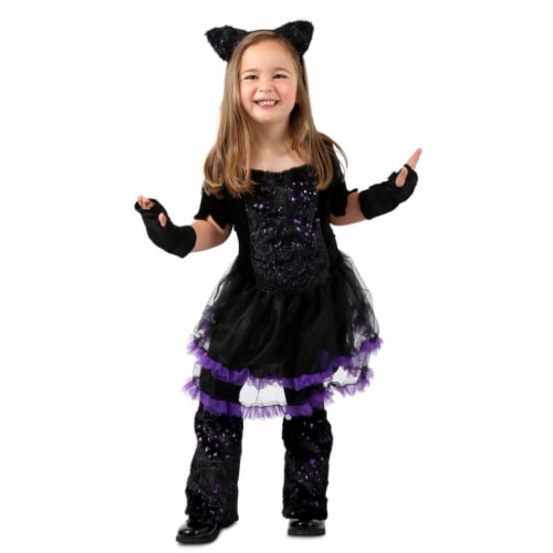 Princess Paradise Child Cat-Itude Costume For Girls&#44; Medium Costume Perspective: front