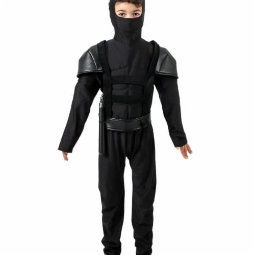 Princess Paradise 414011 Child Midnight Master Ninja Costume for Boys, Small Perspective: front