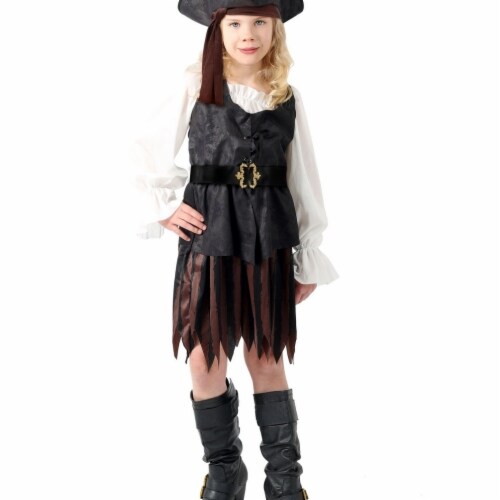 Princess Paradise Child Anne the Pirate Maiden Costume for Girls- Extra Large & Size 12 Perspective: front