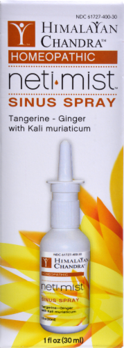 Himalayan Chandra Tangerine-Ginger Homeopathic Neti-Mist Sinus Spray Perspective: front