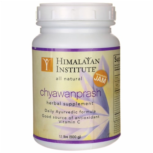 Himalayan Institute Chyawanprash Herbal Supplement 1.1 lb Jar Perspective: front