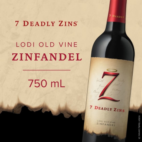 7 Deadly Zins Lodi Old Vine Zinfandel California Red Wine