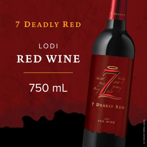 Seven Deadly Blend California Red Wine Perspective: front