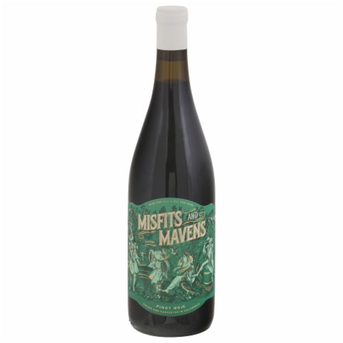 Misfits and Mavens® Pinot Noir Perspective: front