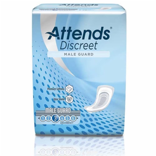 Attends Healthcare Products 48ADMG20 Discreet Male Incontinence Guard, 1 -  City Market