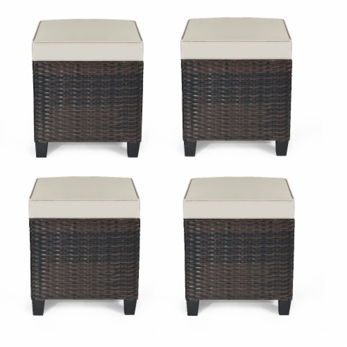 Rattan hotsell outdoor footstool