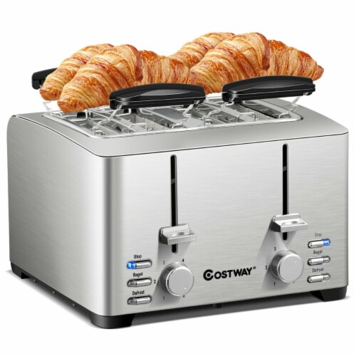 Long Slot Toaster, with Warming Rack