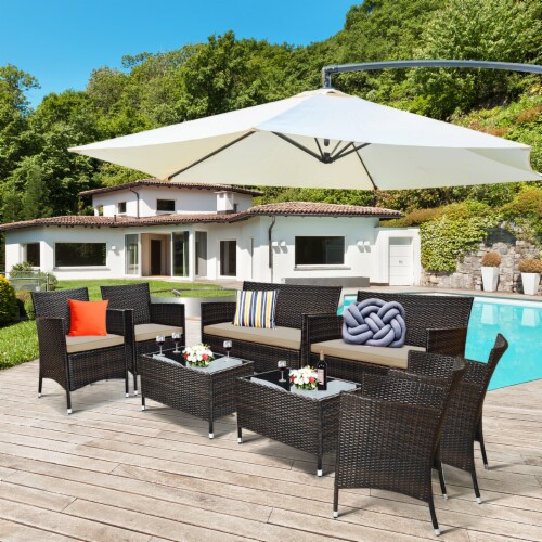Costway wicker patio furniture discount