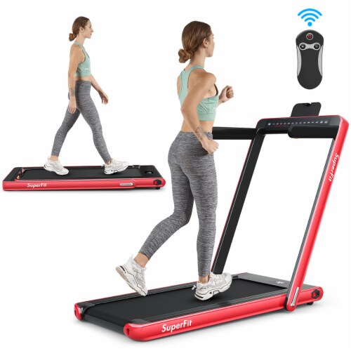 SuperFit 2.25HP 2 in 1 Folding Treadmill Jogging Machine W/APP