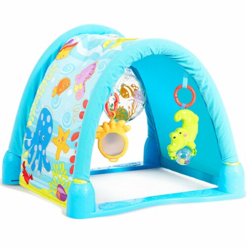 4in1 Activity Play Mat Baby Activity Center w/3 Hanging Toys, 1 unit