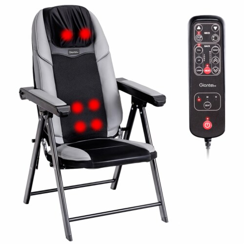 Shiatsu Massage with Heat Massage Chair-Golden | Costway