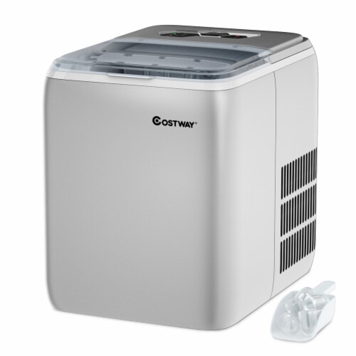 Portable Ice Maker with Self Cleaning - 44Lbs/24H, Black