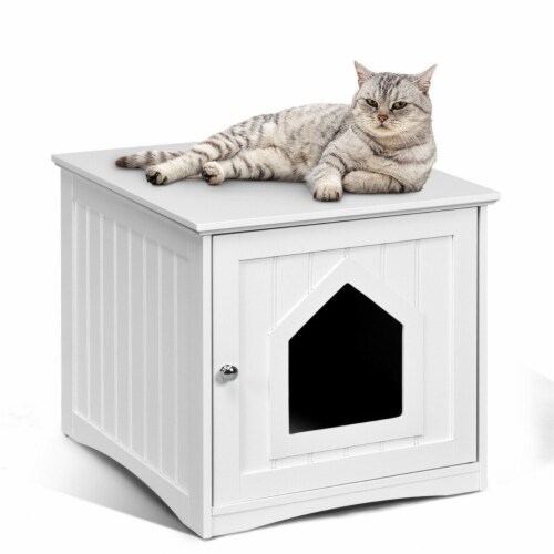 Cat box deals side table