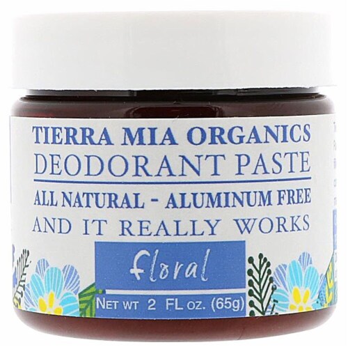 Tierra Mia Organics  Deodorant Paste Floral Perspective: front