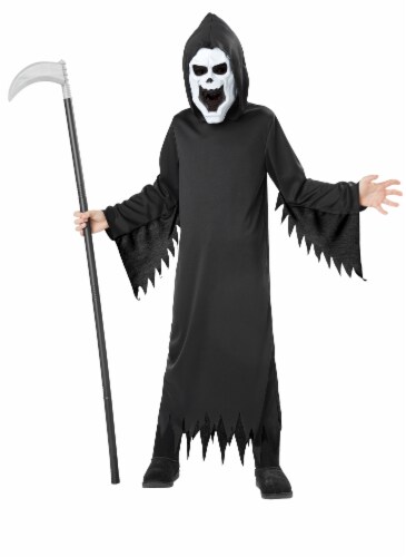 Seasons Youth Grim Reaper Costume Perspective: front