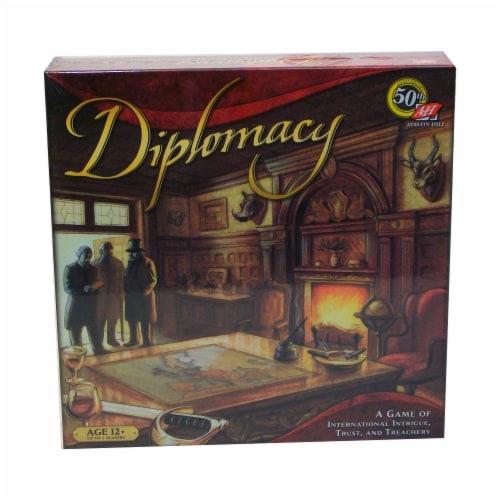 Avalon Hill Diplomacy Board Game Perspective: front