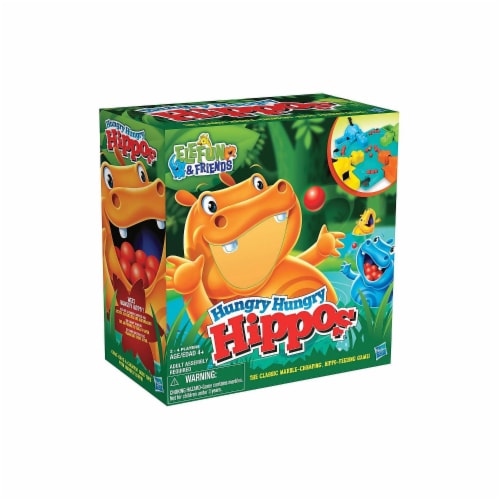 Hungry Hungry Hippos Game Perspective: front