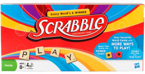 Hasbro Scrabble Crossword Game Perspective: front