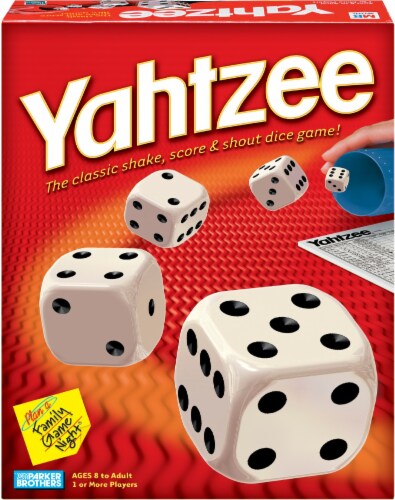 Hasbro Yahtzee Game Perspective: front
