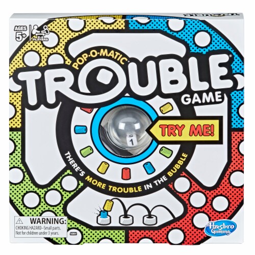 Hasbro Trouble Board Game, Board Game for 2 to 4 Players, for Kids