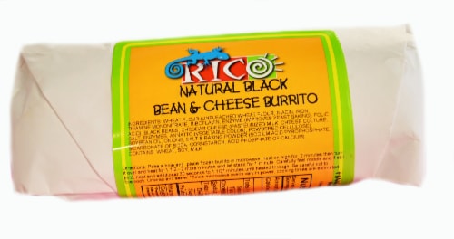 Rico Black Bean & Cheese Burrito Perspective: front