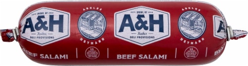 Abeles & Heymann Kosher Beef Salami Perspective: front