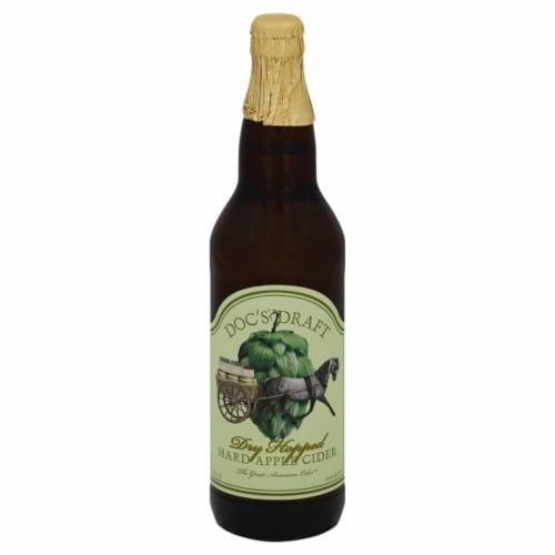 Doc’s Draft Dry Hopped Hard Apple Cider Perspective: front