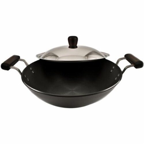 Bruntmor Pre-Seasoned 2-in-1 Cast Iron Pan & Grill Lid 3.3Qt, 0.94