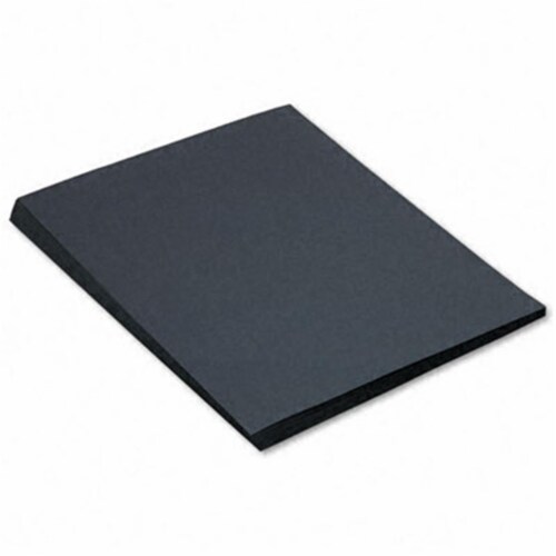 SunWorks Construction Paper  Heavyweight  18 x 24  Black  50 Sheets Perspective: front