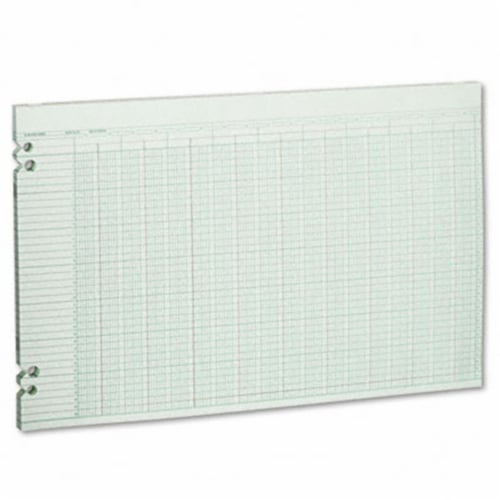 Accounting Sheets, 30 Columns, 11 x 17, Green, Loose Sheet, 100/Pack Accounting Sheets, 30 Columns, 11 x 17, Green, Loose Sheet, 100/Pack