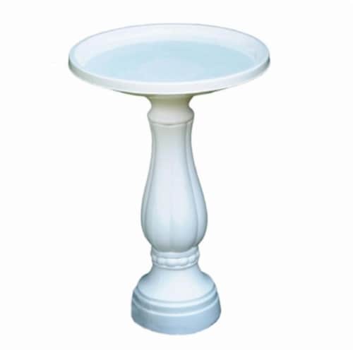 Promo Bird Bath White Perspective: front