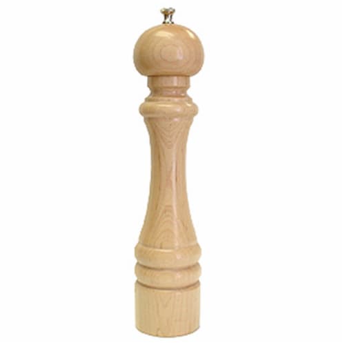 12 Inch - 31cm PresidentNatural Pepper Mill Perspective: front