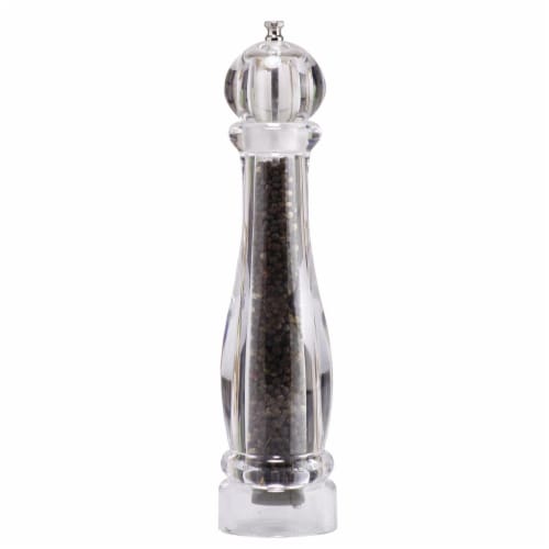 12 Inch - 31cm UltimaAcrylic Tall Pepper Mill Perspective: front