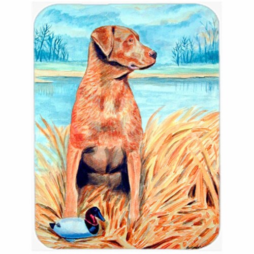 Chesapeake Bay Retriever Glass Cutting Board Large, 15 x 12 in., 1