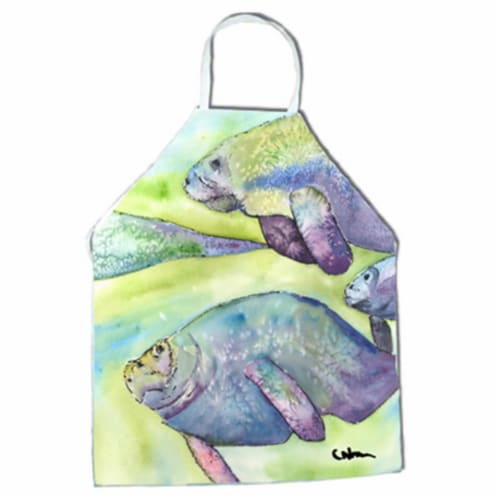 Manatee Apron - 27 x 31 in. Perspective: front