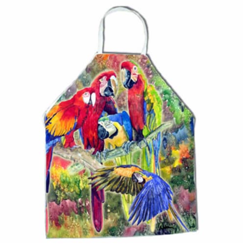 Parrot Parrot Head Apron - 27 x 31 in. Perspective: front