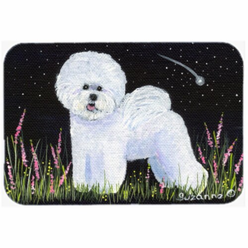 Bichon Frise Glass Cutting Board Large 15 H x 12 L in. 1 Kroger
