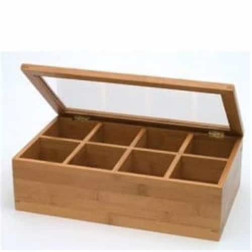 Bamboo Acrylic Adj. Tea Box Perspective: front