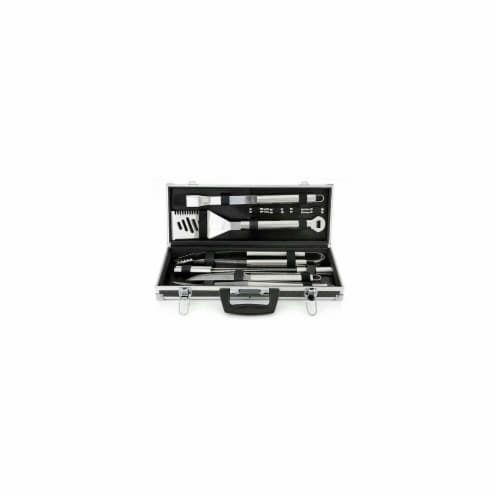 18 Pieces Stainless Steel Tool Set Perspective: front
