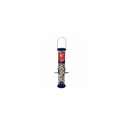Droll Yankees Inc Ring Pull 15 Inch Sunflower Feeder - Blue Perspective: front