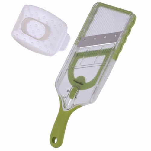 Adjust-A-Slice Mandoline Perspective: front