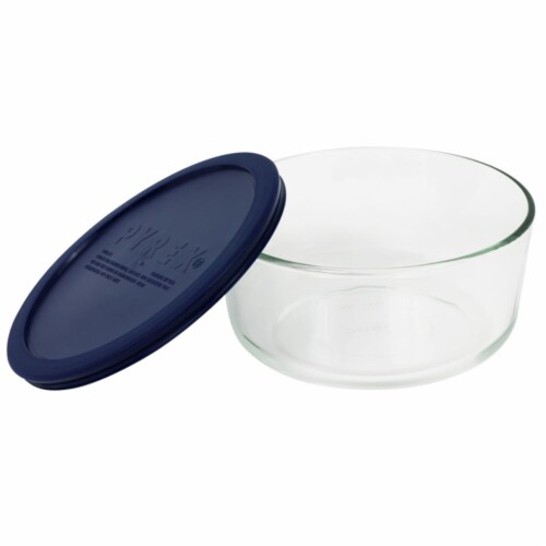 7 Cup Storage Plus Round Dish With Plastic Cover   - Pack of 4 Perspective: front