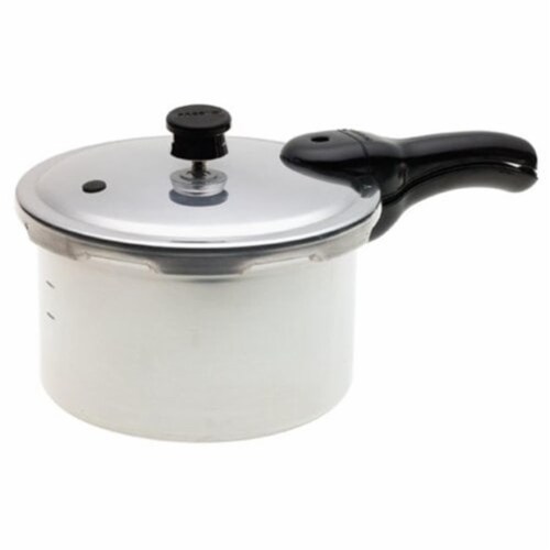 4-Qt Aluminum Pressure Cooker Perspective: front