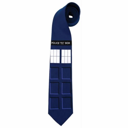 Tardis Necktie Costume Perspective: front