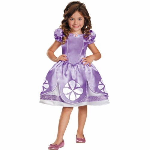 Sofia The First Child Costume, Size 4-6 Perspective: front