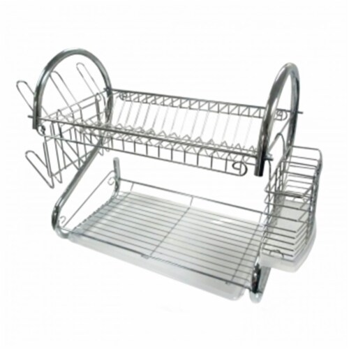 Kitcheniva Dish Drying Rack 2-Tier White, 1 Pcs - Kroger