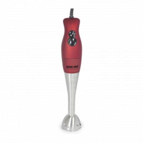 DualPro Handheld Immersion Blender-Hand Perspective: front