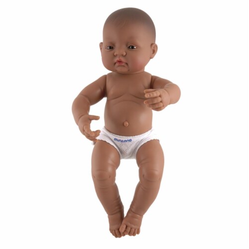 Newborn latinamerican baby boy with navel gauze (42cm- 16 4/8'')Polybag Perspective: front