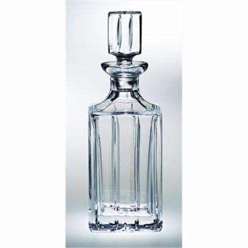 Joy 26 oz. Crystal Square Decanter Perspective: front